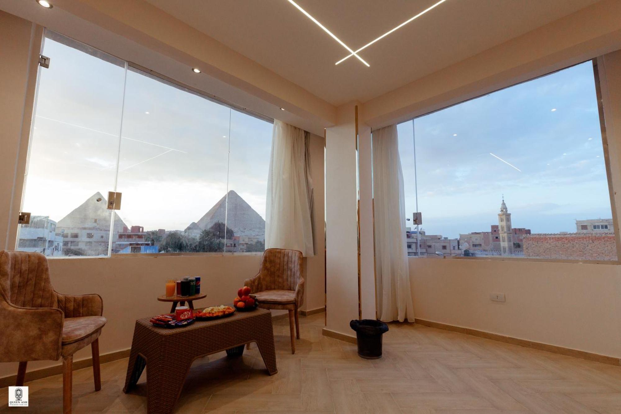 Queen Ash Pyramid View Inn Kafrat al Jabal Exterior foto