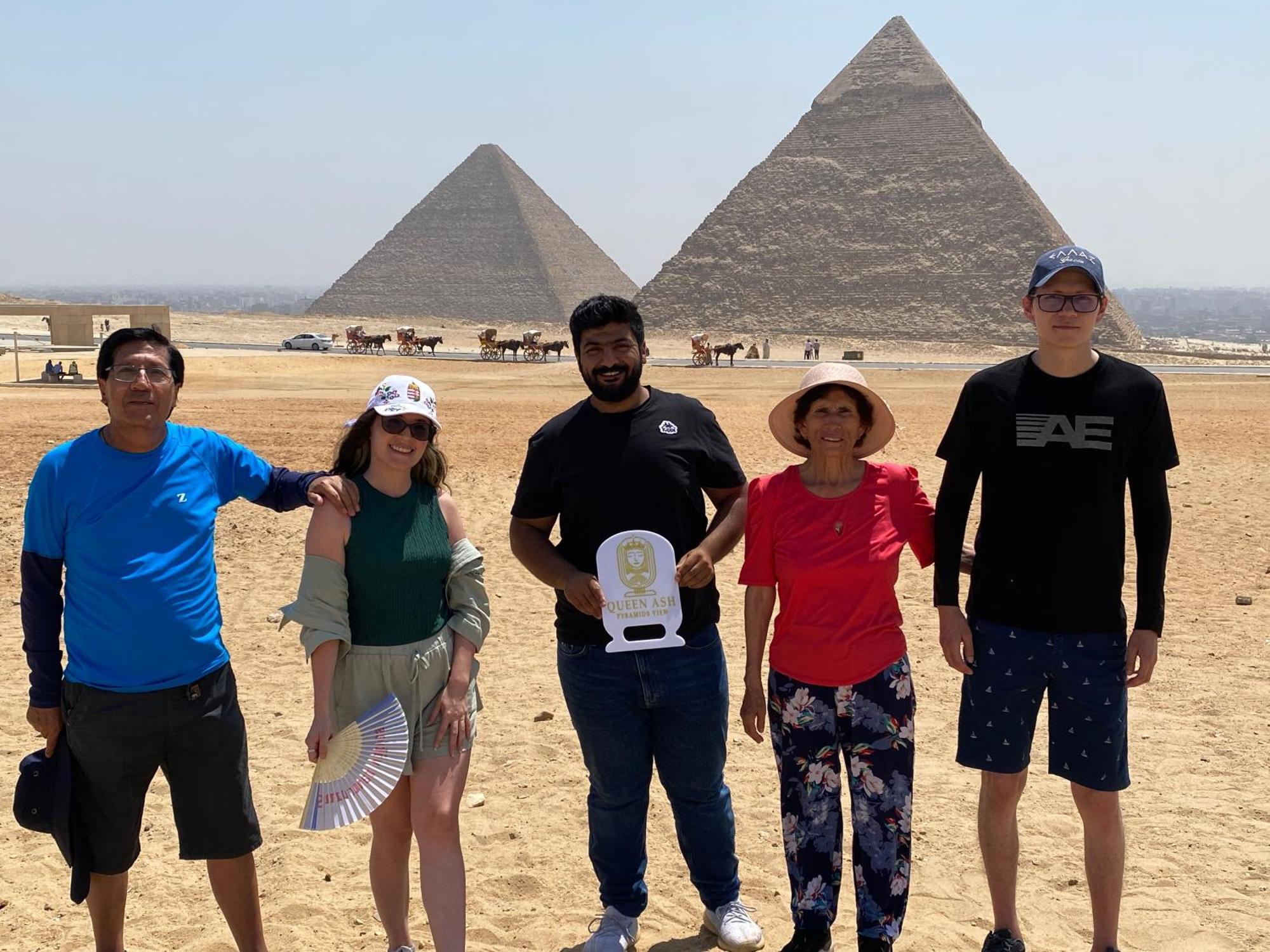 Queen Ash Pyramid View Inn Kafrat al Jabal Exterior foto