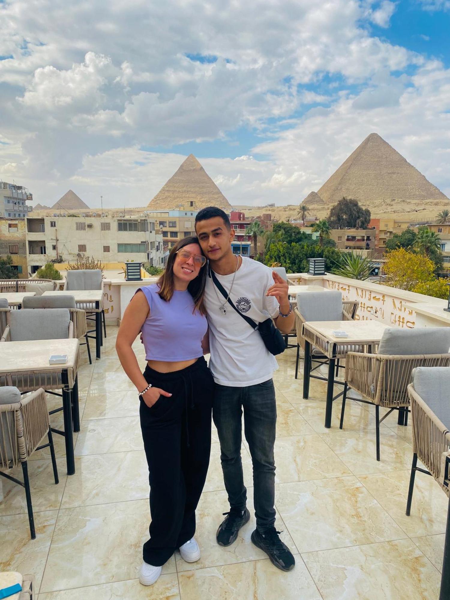 Queen Ash Pyramid View Inn Kafrat al Jabal Exterior foto